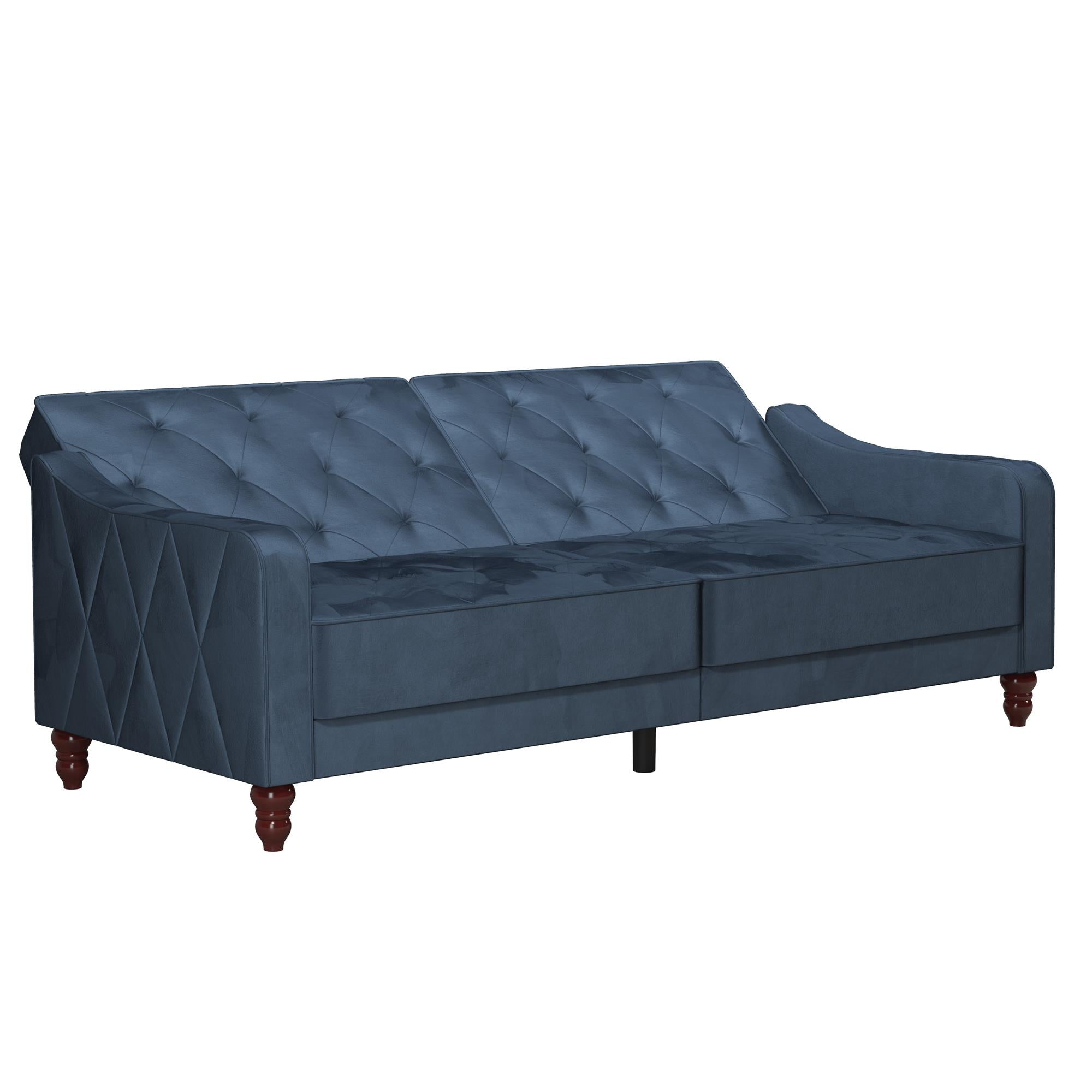 Novogratz Vintage Futon Sofa Bed - Blue