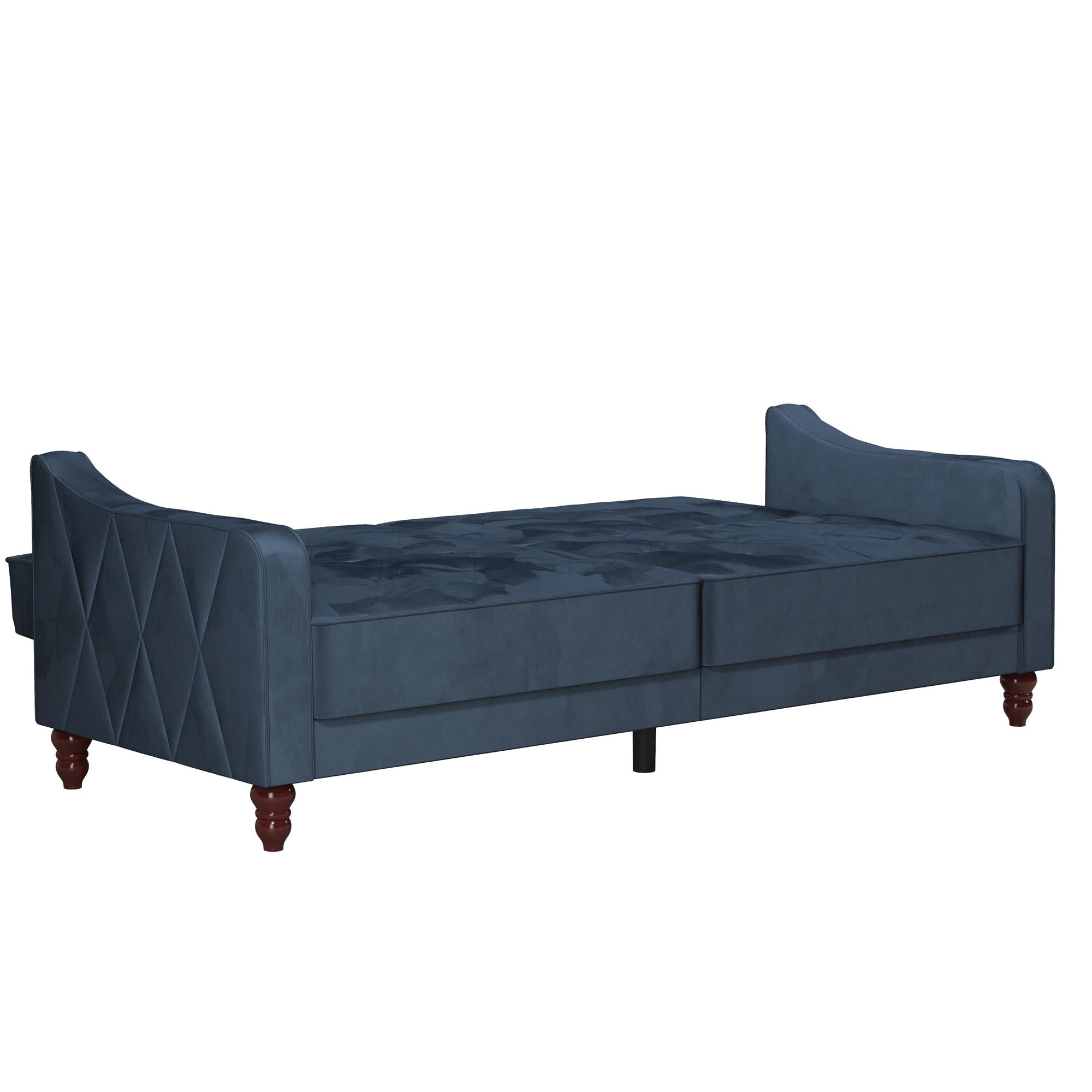 Novogratz Vintage Futon Sofa Bed - Blue