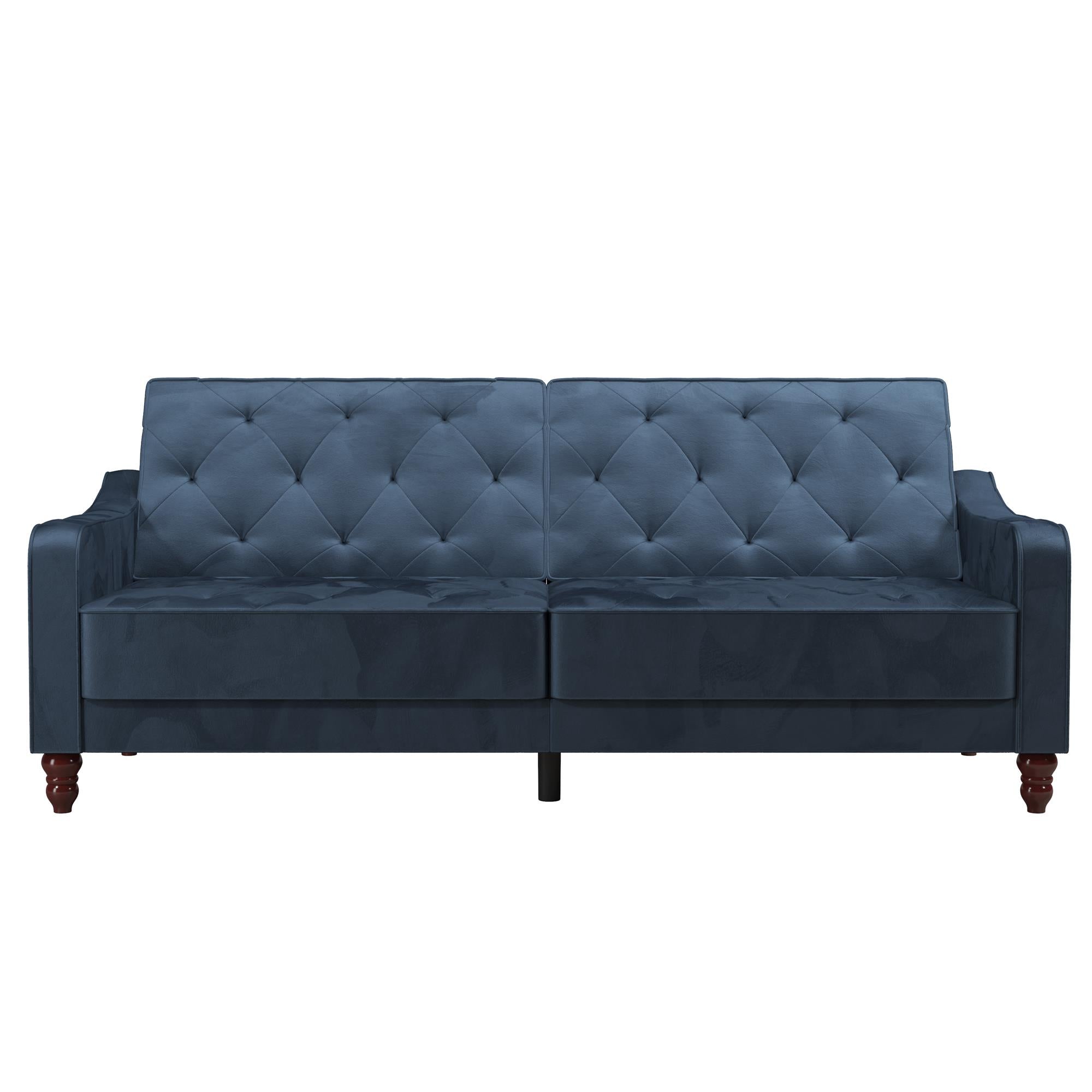 Novogratz Vintage Futon Sofa Bed - Blue