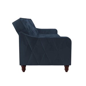 Novogratz Vintage Futon Sofa Bed - Blue
