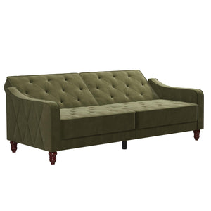 Novogratz Vintage Futon Sofa Bed - Olive Green
