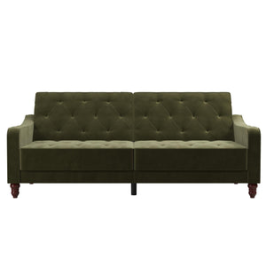 Novogratz Vintage Futon Sofa Bed - Olive Green