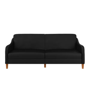 DHP Jasper Futon Sofa Bed - Black