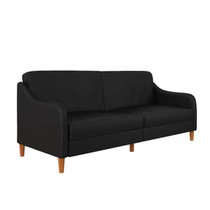 DHP Jasper Futon Sofa Bed - Black
