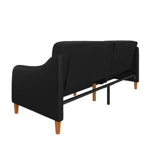 DHP Jasper Futon Sofa Bed - Black