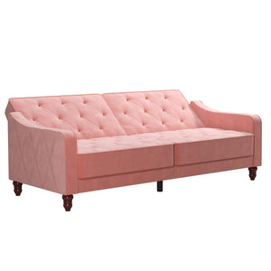 Novogratz Vintage Futon Sofa Bed - Pink