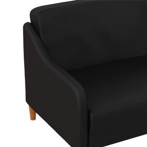 DHP Jasper Futon Sofa Bed - Black