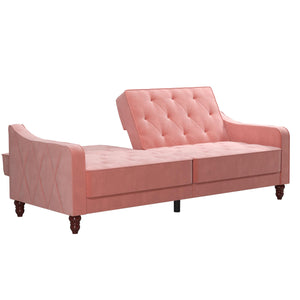 Novogratz Vintage Futon Sofa Bed - Pink