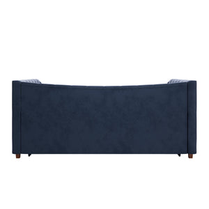 Max & Finn Valentina Upholstered Daybed and Trundle - Blue - Twin
