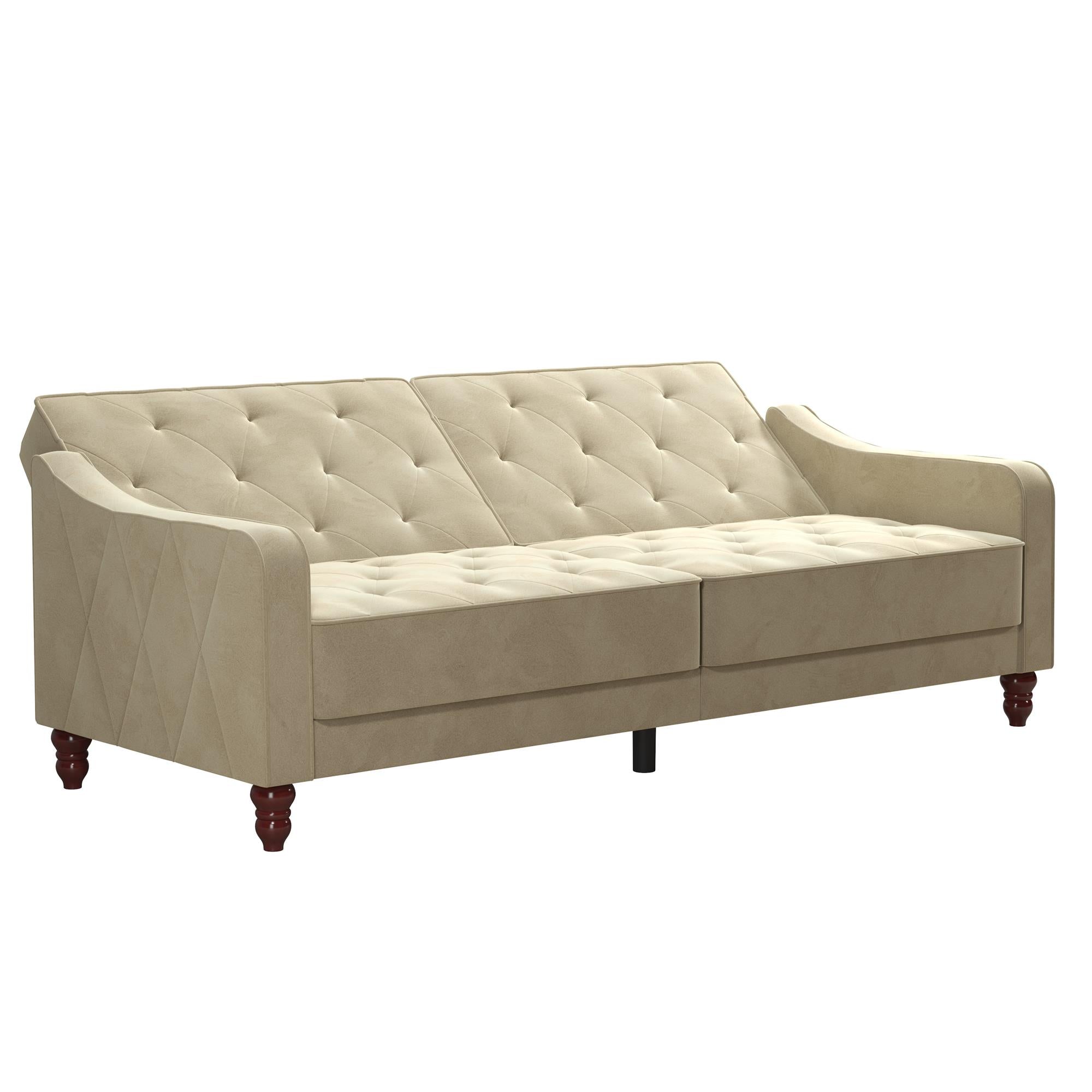 Novogratz Vintage Futon Sofa Bed - Beige
