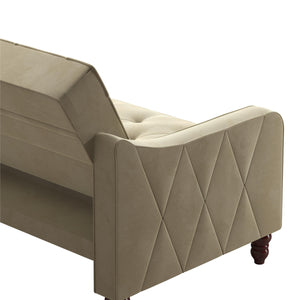 Novogratz Vintage Futon Sofa Bed - Beige