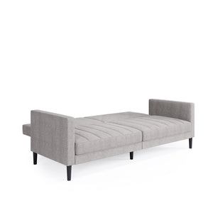 DHP Farnsworth Futon Sofa Bed - Light Gray