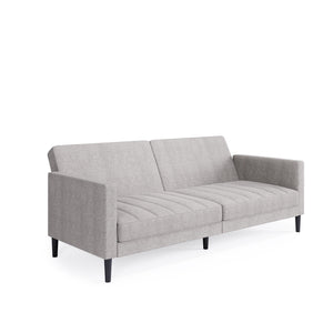 DHP Farnsworth Futon Sofa Bed - Light Gray