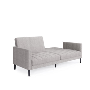 DHP Farnsworth Futon Sofa Bed - Light Gray
