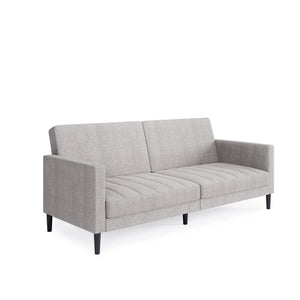 DHP Farnsworth Futon Sofa Bed - Light Gray