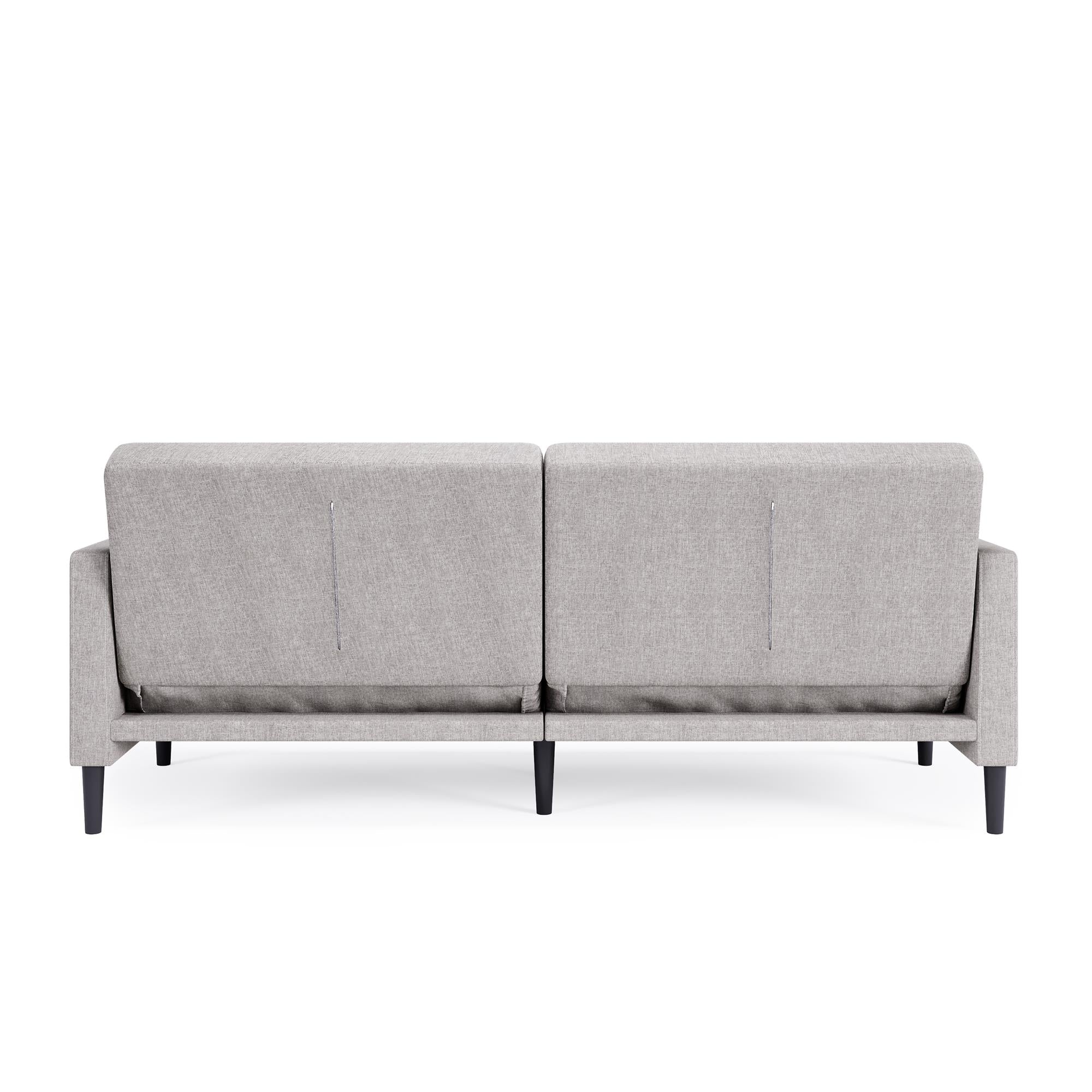 DHP Farnsworth Futon Sofa Bed - Light Gray