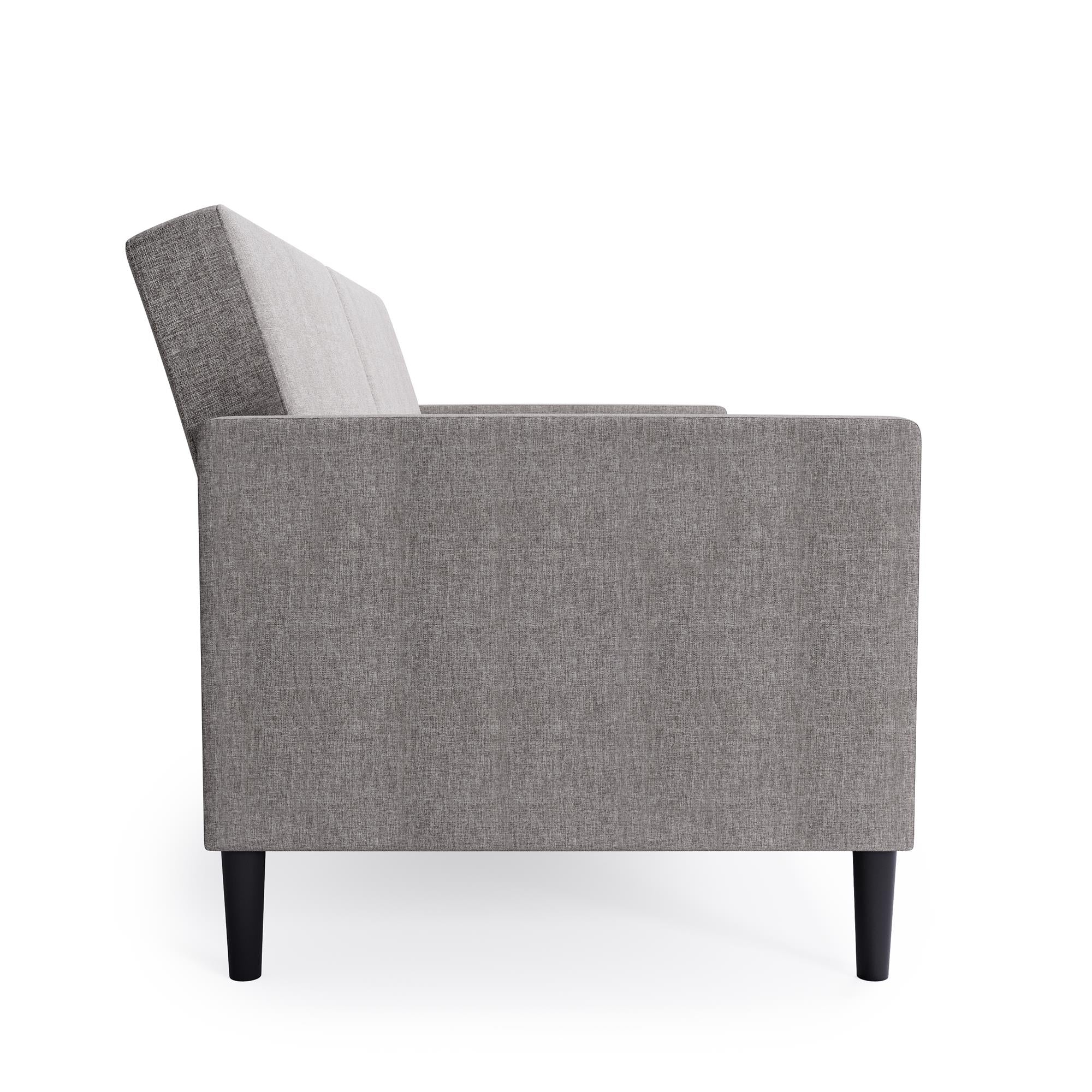 DHP Farnsworth Futon Sofa Bed - Light Gray