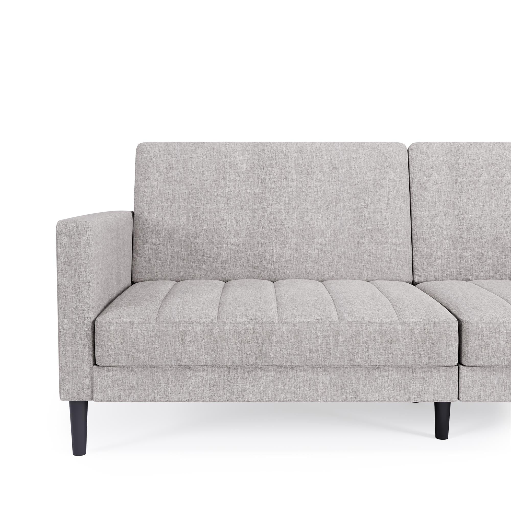DHP Farnsworth Futon Sofa Bed - Light Gray
