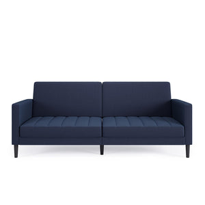 DHP Farnsworth Futon Sofa Bed - Navy