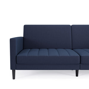 DHP Farnsworth Futon Sofa Bed - Navy