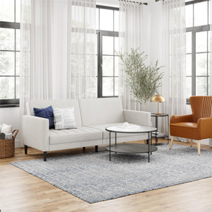 DHP Farnsworth Futon Sofa Bed - Light Gray
