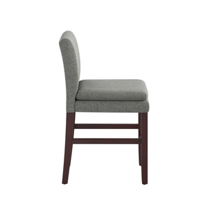 DHP Clark Upholstered Dining Chair - Gray