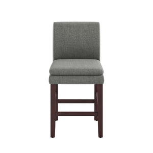 DHP Clark Upholstered Dining Chair - Gray