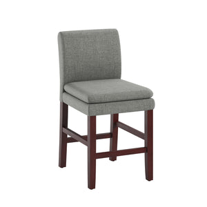 DHP Clark Upholstered Dining Chair - Gray