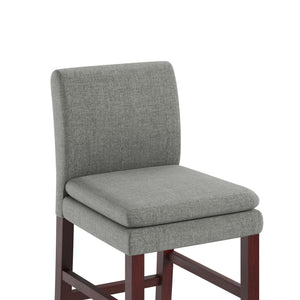 DHP Clark Upholstered Dining Chair - Gray