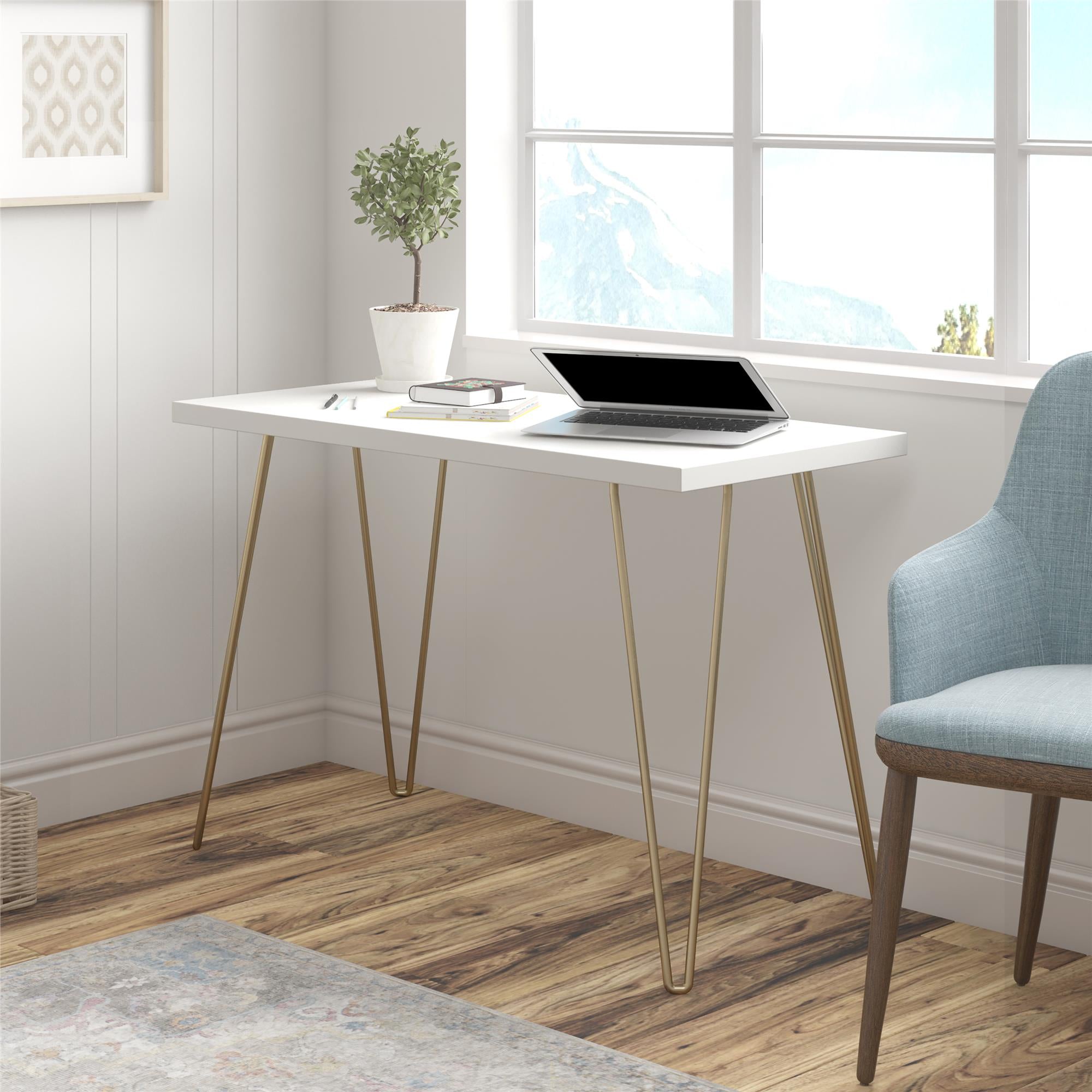 Ameriwood Home Owen Retro Computer Desk - White