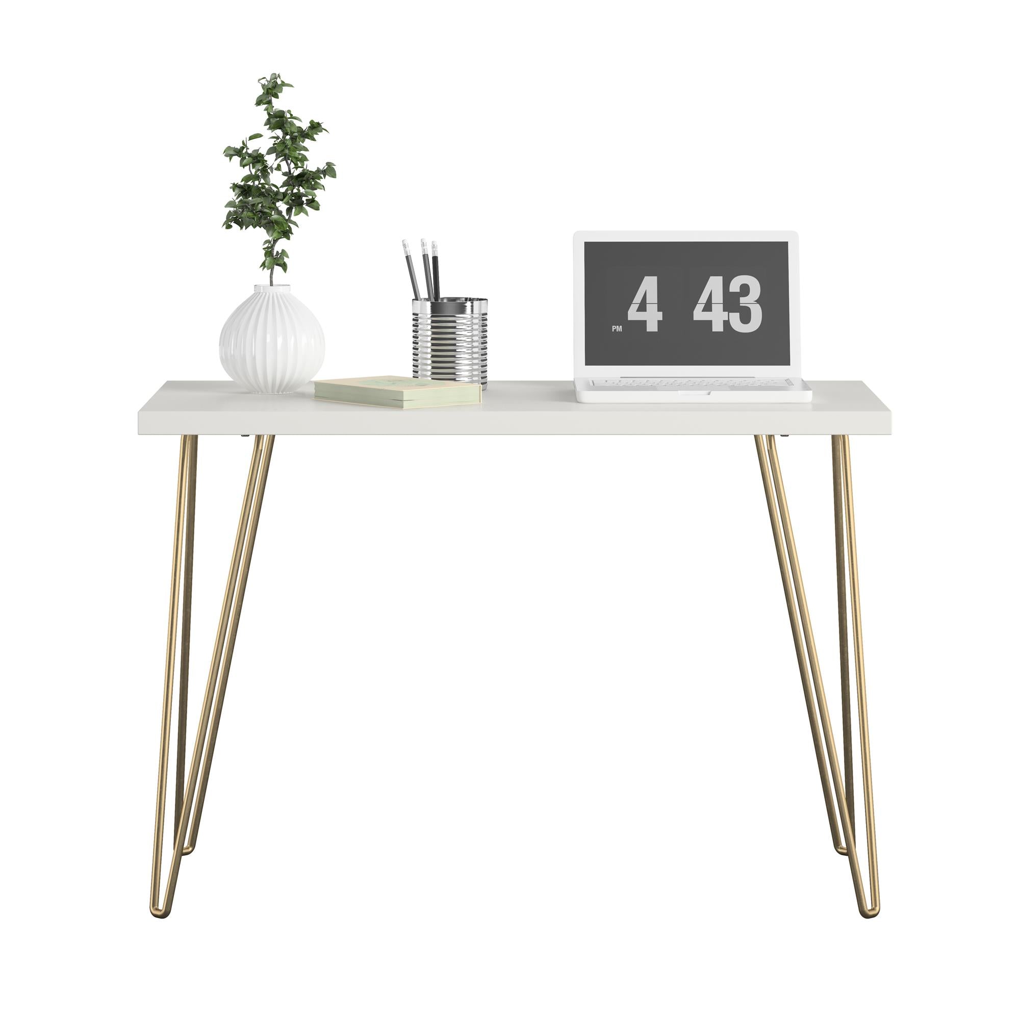Ameriwood Home Owen Retro Computer Desk - White