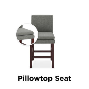 DHP Clark Upholstered Dining Chair - Gray