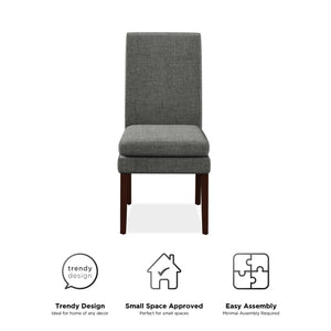 DHP Clark Counter Height Bar Stool - Gray