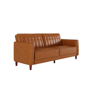 DHP Pin Tufted Futon Sofa Bed - Camel