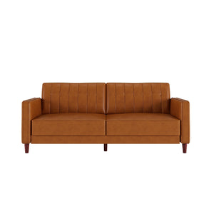 DHP Pin Tufted Futon Sofa Bed - Camel
