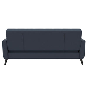 DHP Parker Futon Sofa Bed with Storage - Blue