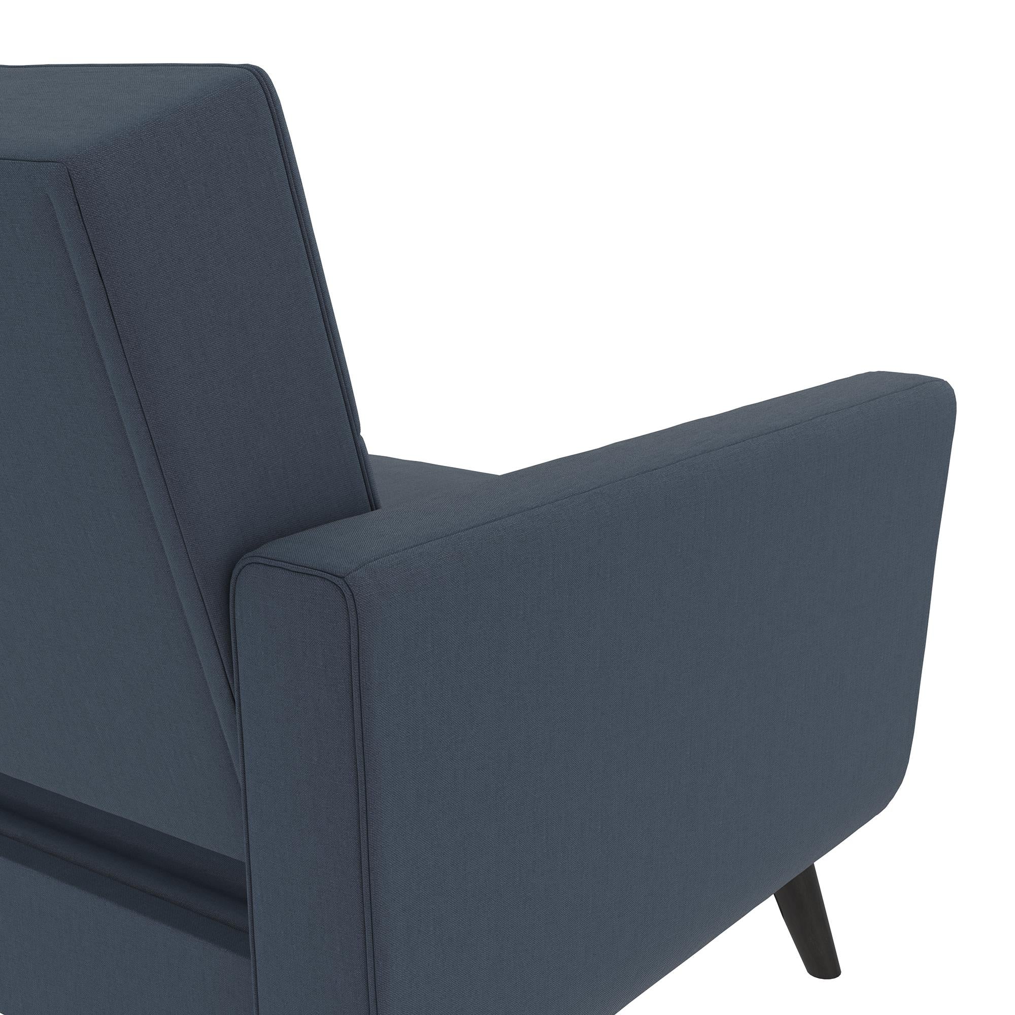 DHP Parker Futon Sofa Bed with Storage - Blue