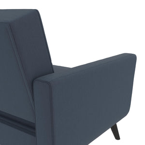 DHP Parker Futon Sofa Bed with Storage - Blue