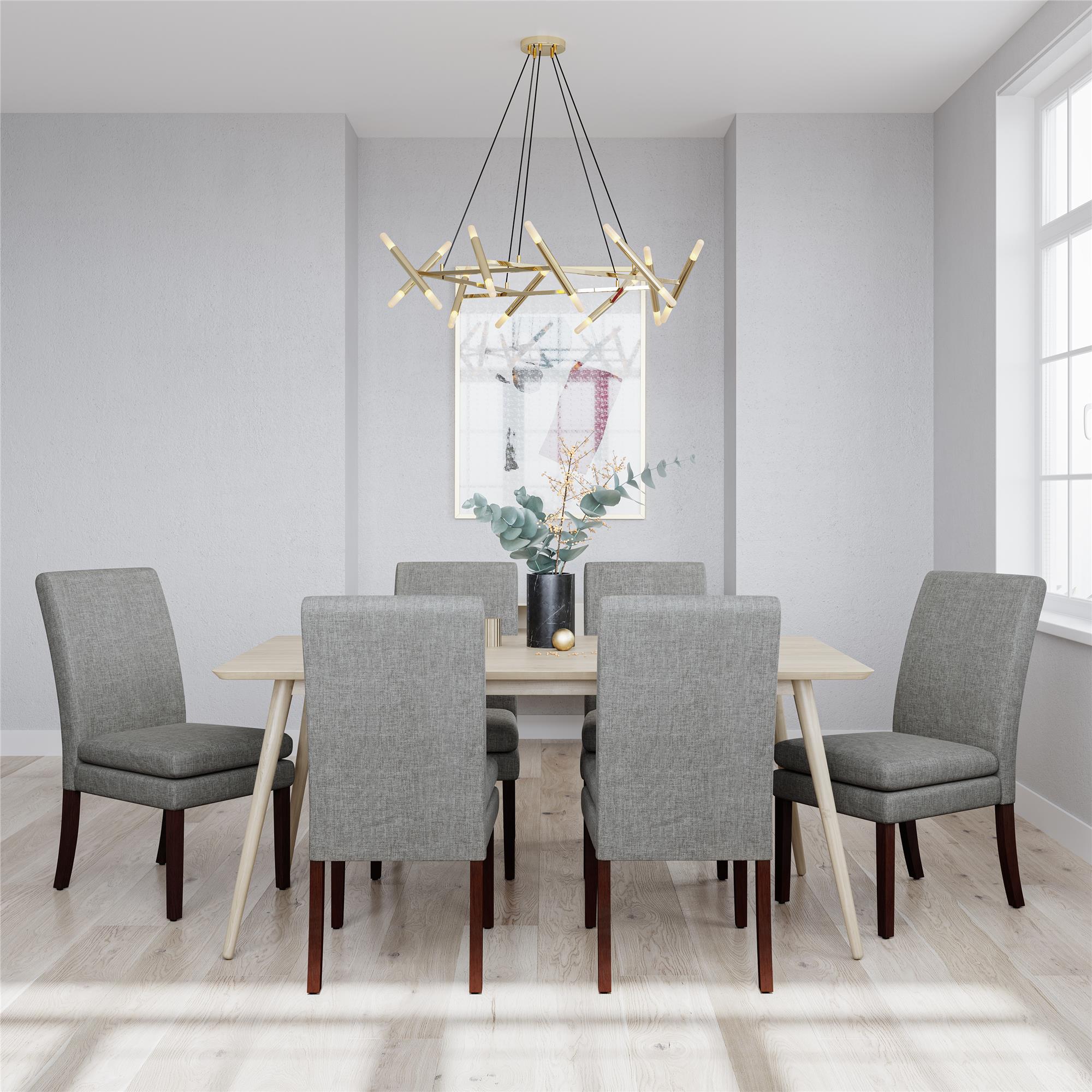 DHP Clark Counter Height Bar Stool - Gray