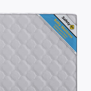 Safety 1st Grow with Me 5" Dual Sided 2-in-1 Antimicrobial Crib & Toddler Mattress, White Cloud - White - Crib & Toddler Mattress