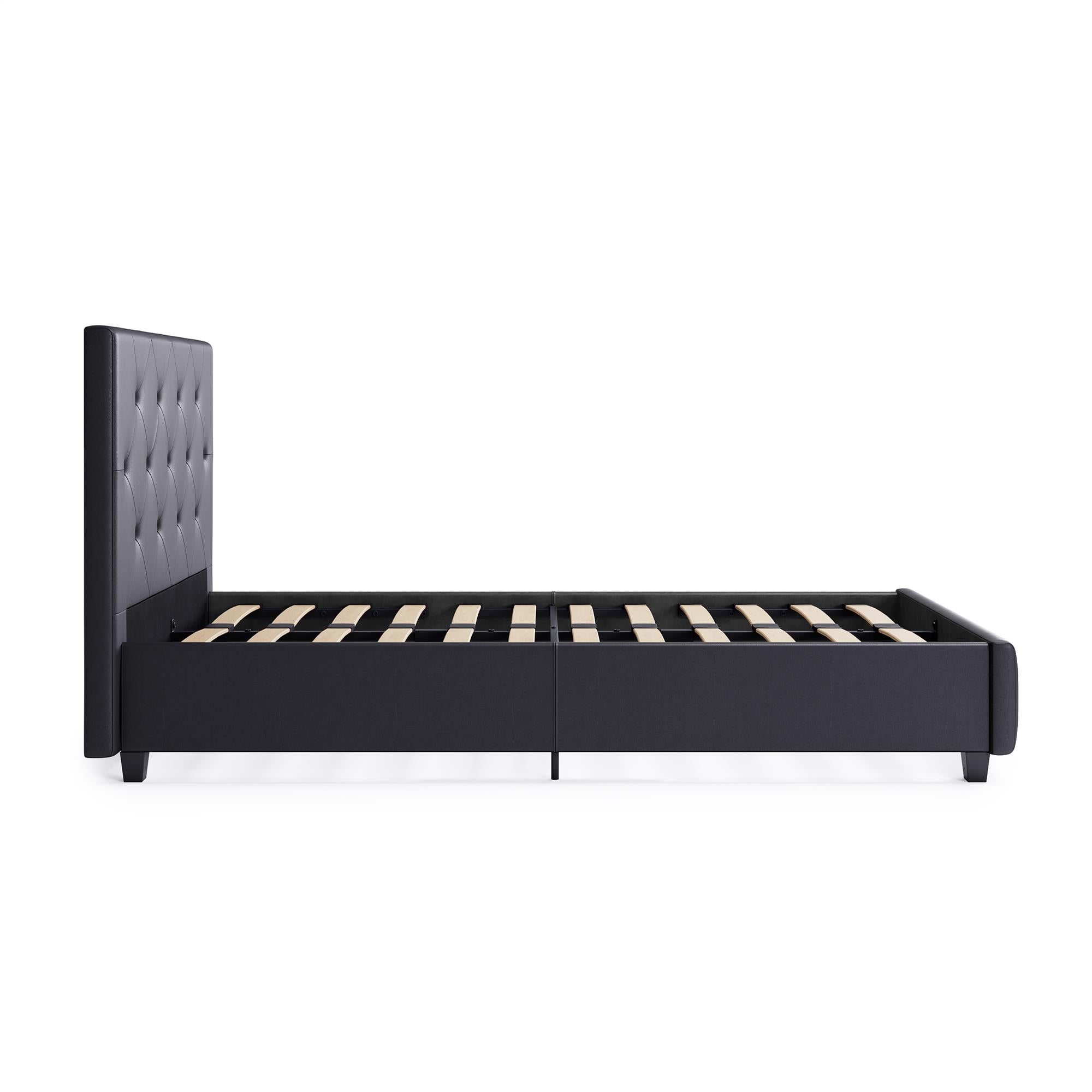 DHP Dakota Upholstered Bed Frame - Gray - Twin