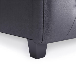 DHP Dakota Upholstered Bed Frame - Gray - Twin