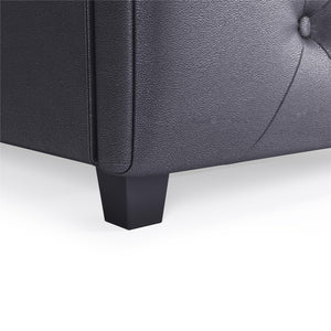 DHP Dakota Upholstered Bed Frame - Gray - King
