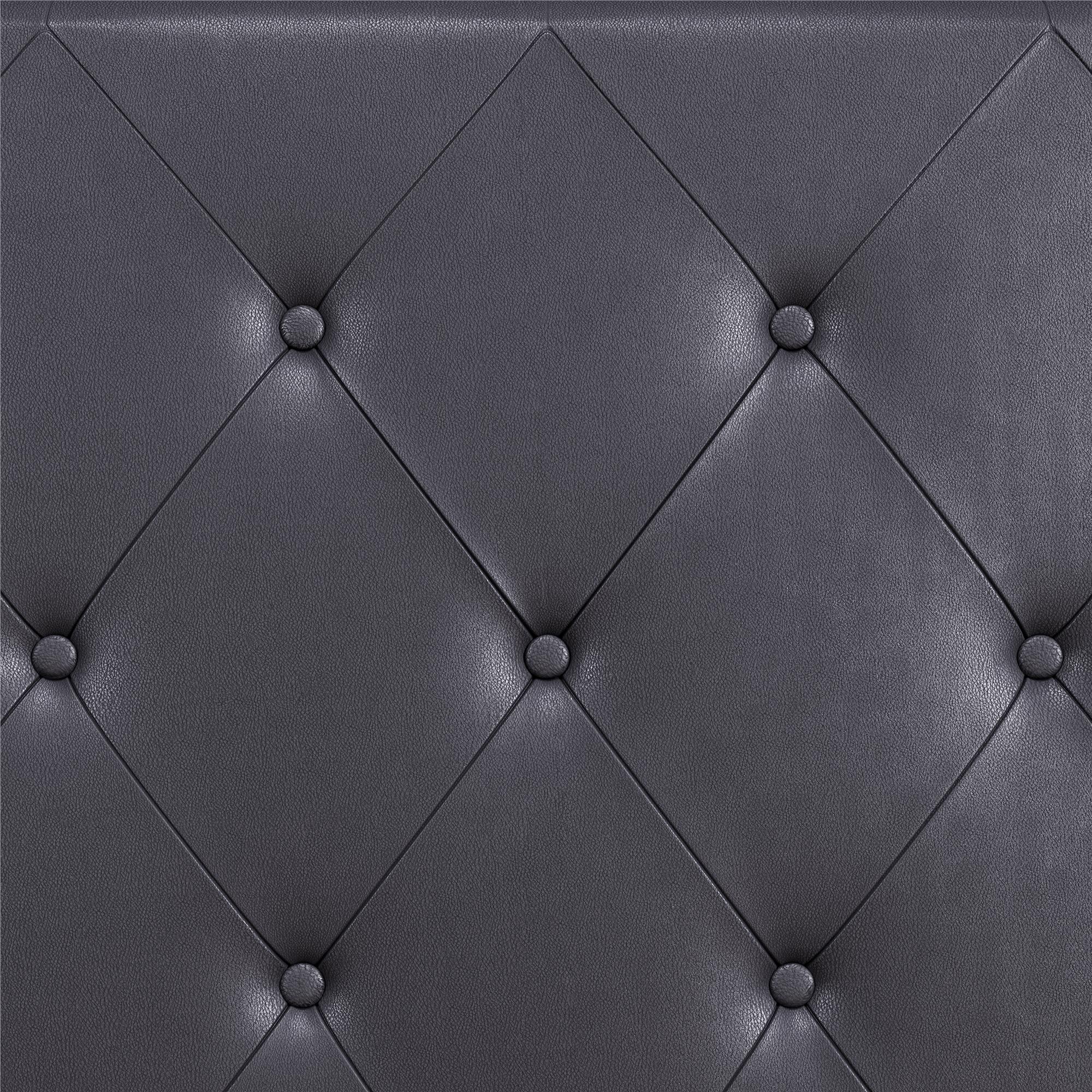 DHP Dakota Upholstered Bed Frame - Gray - King