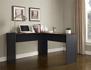Ameriwood Home The Works L Desk - Cherry