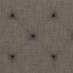 Novogratz Her Majesty Daybed and Trundle - Grey Linen - Twin
