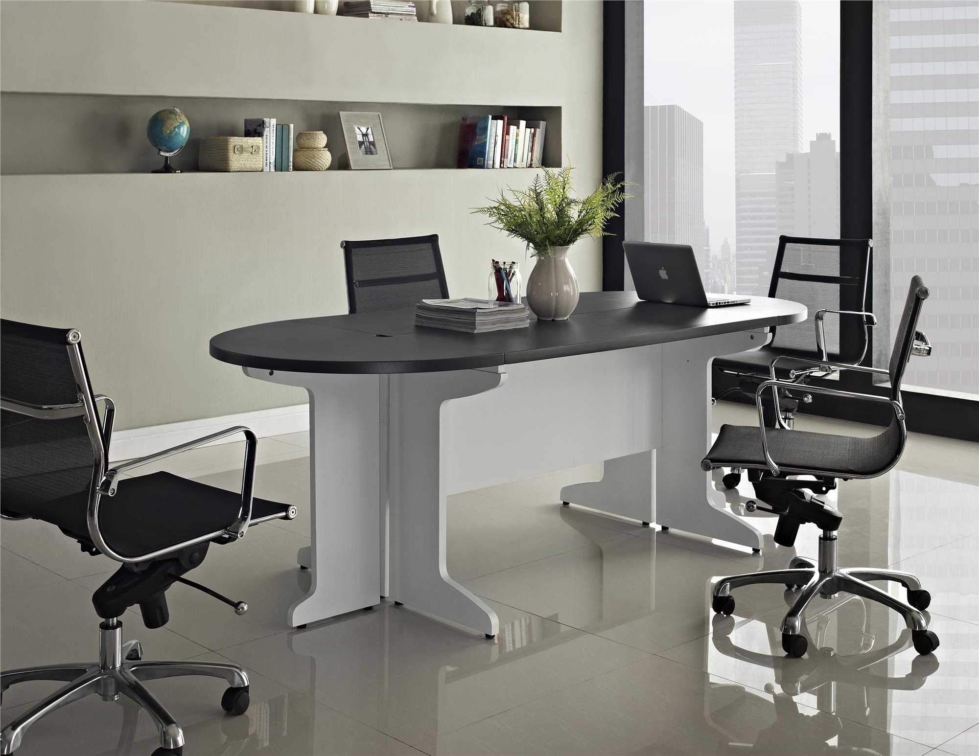 Ameriwood Home Pursuit Bridge Table - White