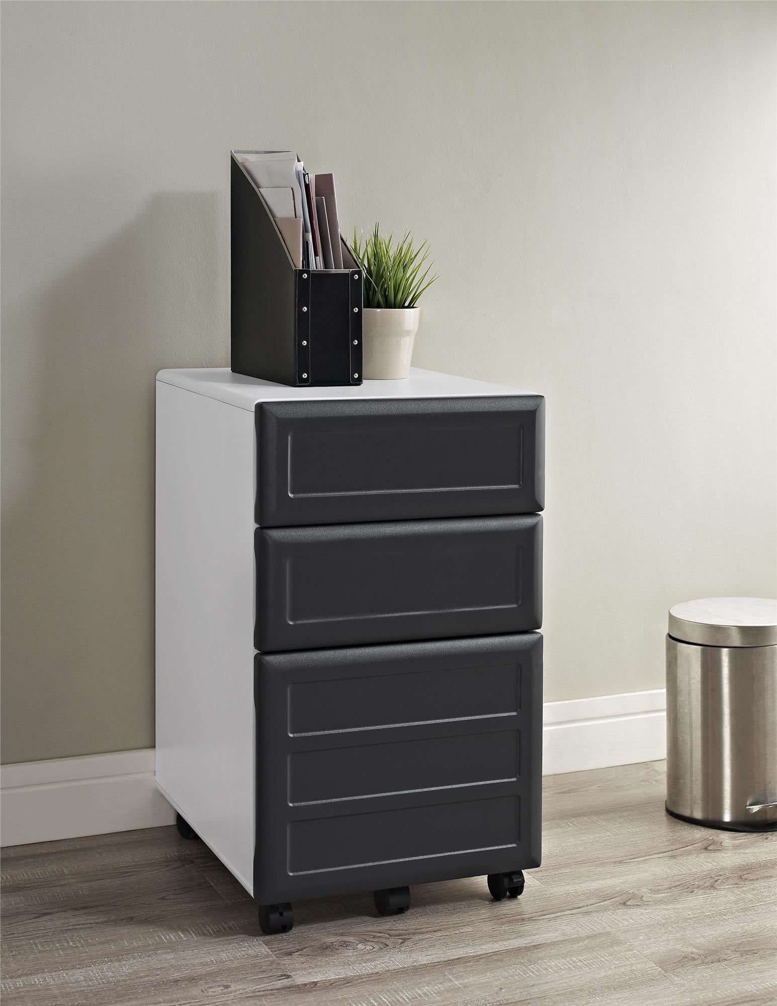 Ameriwood Home Pursuit Mobile File Cabinet - Gray