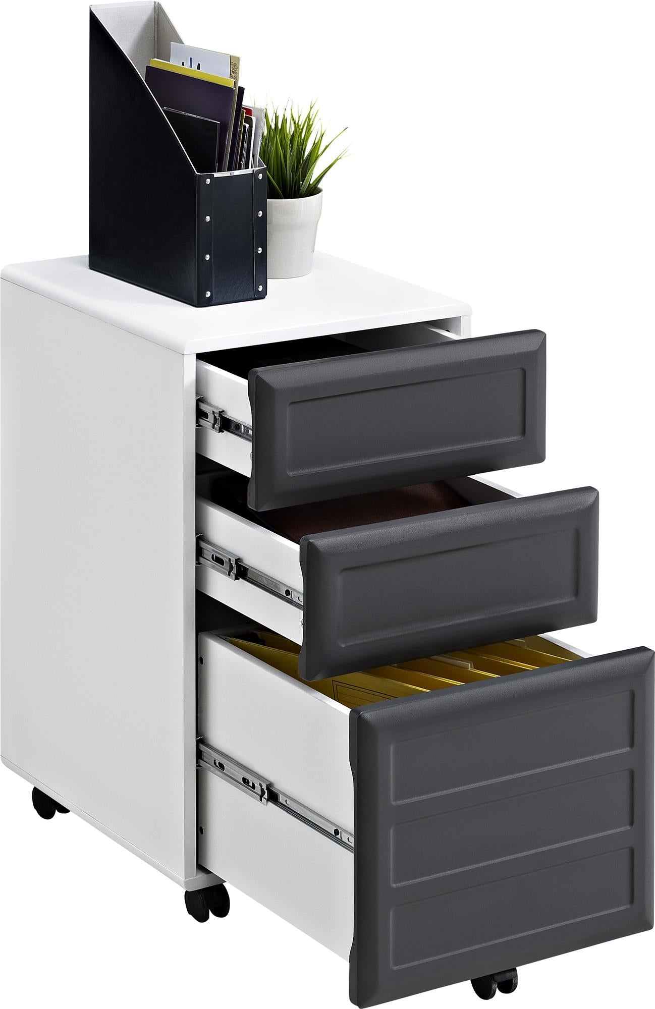Ameriwood Home Pursuit Mobile File Cabinet - Gray