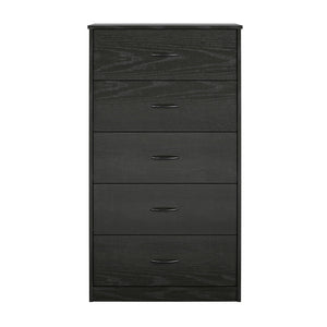 Ameriwood Home Emery 5 Drawer Dresser - Black Oak - 5 Drawer